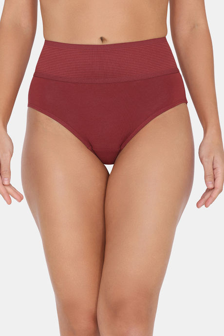 Zivame High Rise Full Coverage Tummy Tucker Hipster Panty (Pack of 2) - Multicolor — image 6